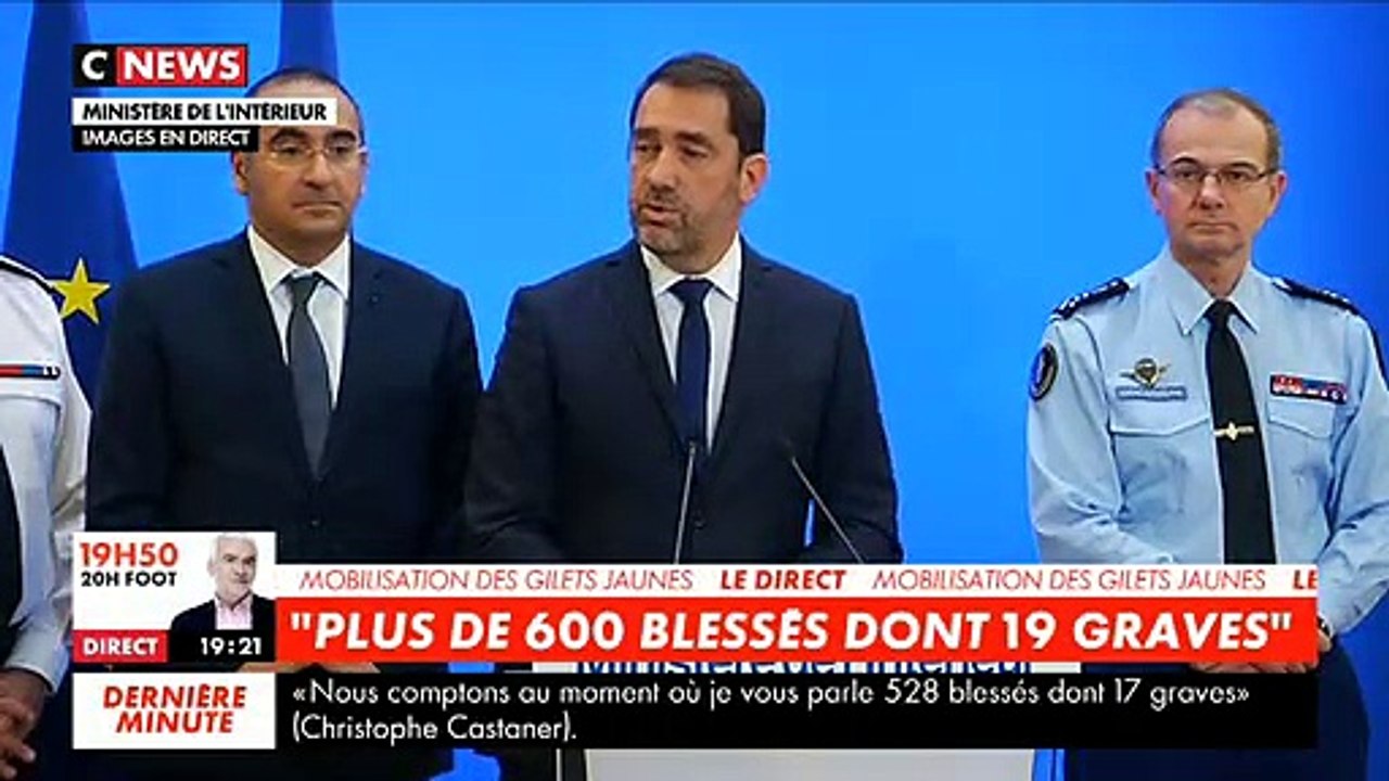 Christophe Castaner met en garde les gilets jaunes contre les blocages qui seront lévés