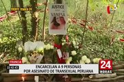 Francia: encarcelan a nueve por asesinato de transexual peruana