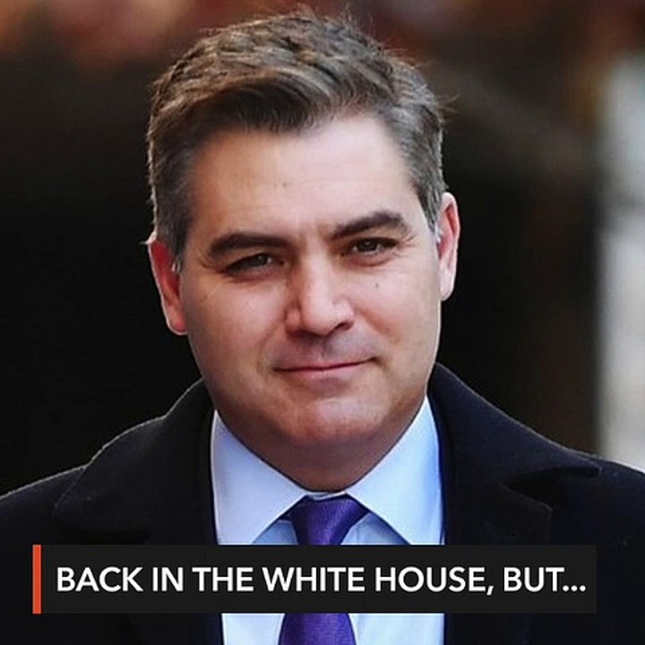 White House restores CNN journalist's credentials, with warning