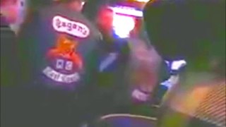 Pagans MC CCTV Of Bar Fight With Police In Pittsburgh (2018)