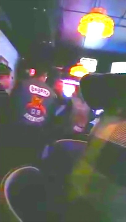 Pagans MC CCTV Of Bar Fight With Police In Pittsburgh (2018)
