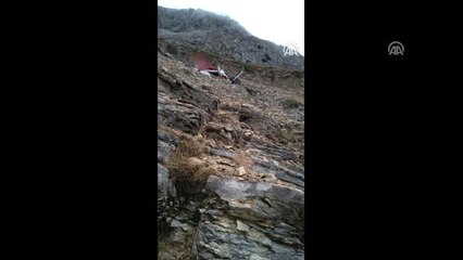 Tekrar) Denizli'de Düşen Eğitim Uçağının Enkazı Tespit Edildi (1)