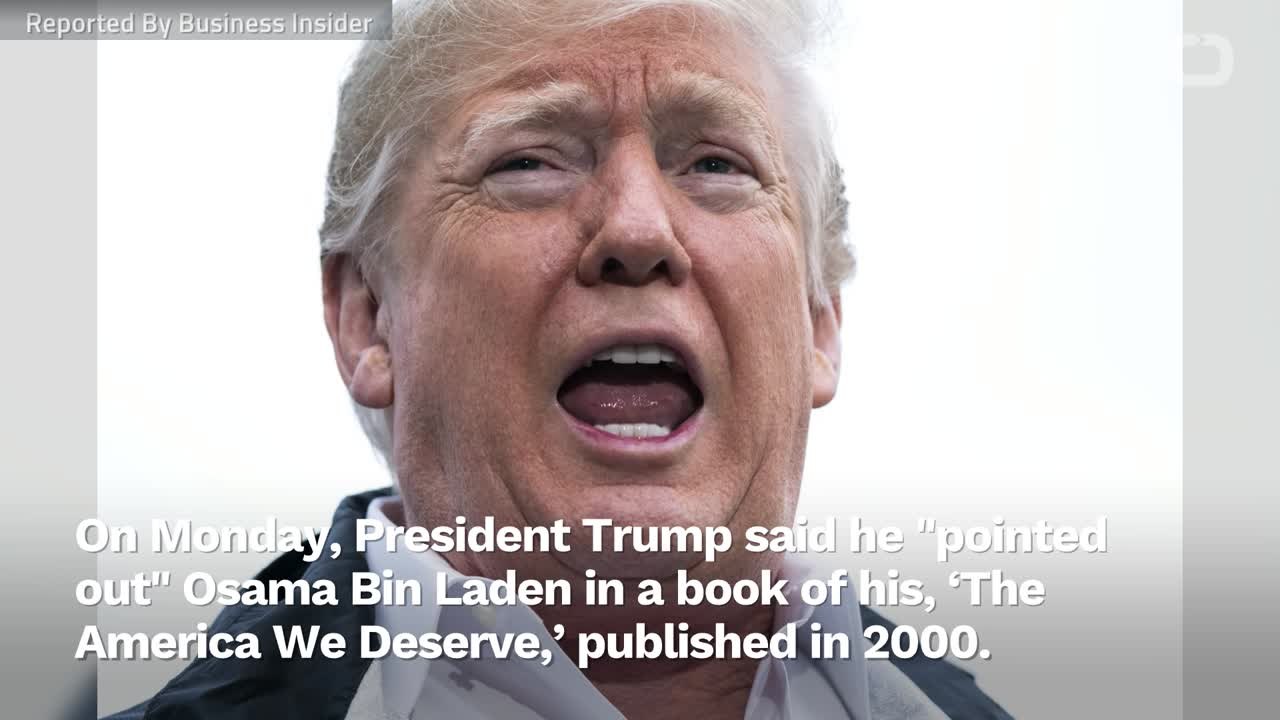 Trump Says Blames Clinton For Not Killing Osama Bin Laden Before 9/11