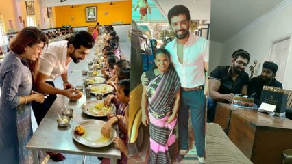 அனாதை ஆஸ்ரமத்தில் பிறந்தநாள் கொண்டாடிய அருண் விஜய் வைரல் வீடியோ