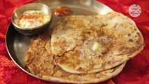आलु पराठा - Punjabi Aloo Paratha Recipe In Marathi - Potato Stuffed Paratha - Smita