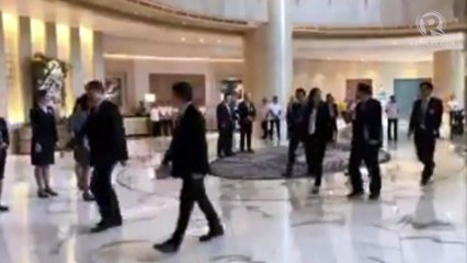 Xi Jinping's delegation enters Shangri-la BGC