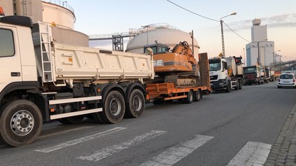 Gilets jaunes.Blocage du dépôt pétrolier à Lorient