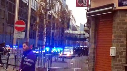 Macron vient d'arriver à Molenbeek