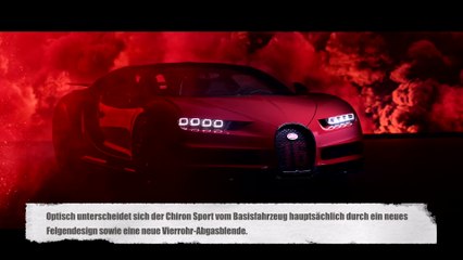 Bugatti präsentiert den neuen Chiron Sport – 1.500 PS Hochleistungssportwagen 🚗