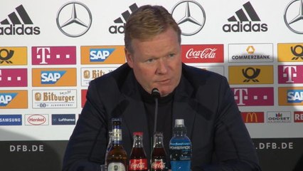 Ligue des Nations - Koeman : "D'habitude, ce sont les Allemands qui marquent à la dernière minute"