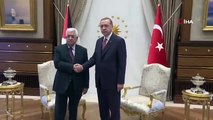 Cumhurbaşkanı Erdoğan, Filistin Devlet Başkanı Abbas’la Telefonda Görüştü