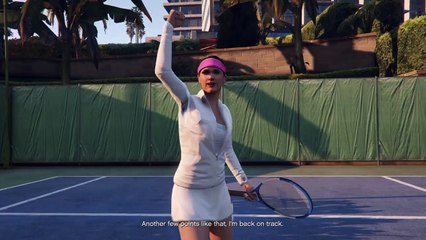 GTA 5 - GamePlay Exp #6 - Win at Tennis - [Grand Theft Auto V - PS4]