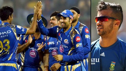 IPL 2019 : Mumbai Indians Thank JP Duminy After Releasing Him | Oneindia Telugu