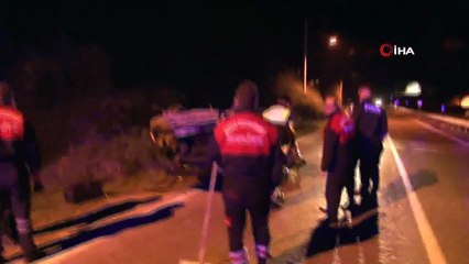 Aşırı Hız Felakete Yol Açıyordu, Taklalar Atarak Durabildiler: 4 Yaralı