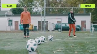 freekickerz vs Timo Werner - Ultimate Football Challenges