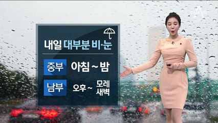 [날씨]서울 첫눈 가능성…내일 대부분 비·눈