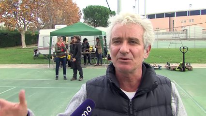 Les artistes ont testé leur nouvelle installation à Martigues