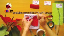 ABC TV   How To Make Anthurium Paper Flower From Crepe Paper - Craft Tutorial