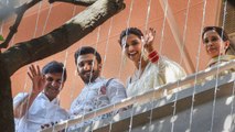 Deepika Padukone & Ranveer Singh spotted at their Bangalore house for Reception | FilmiBeat