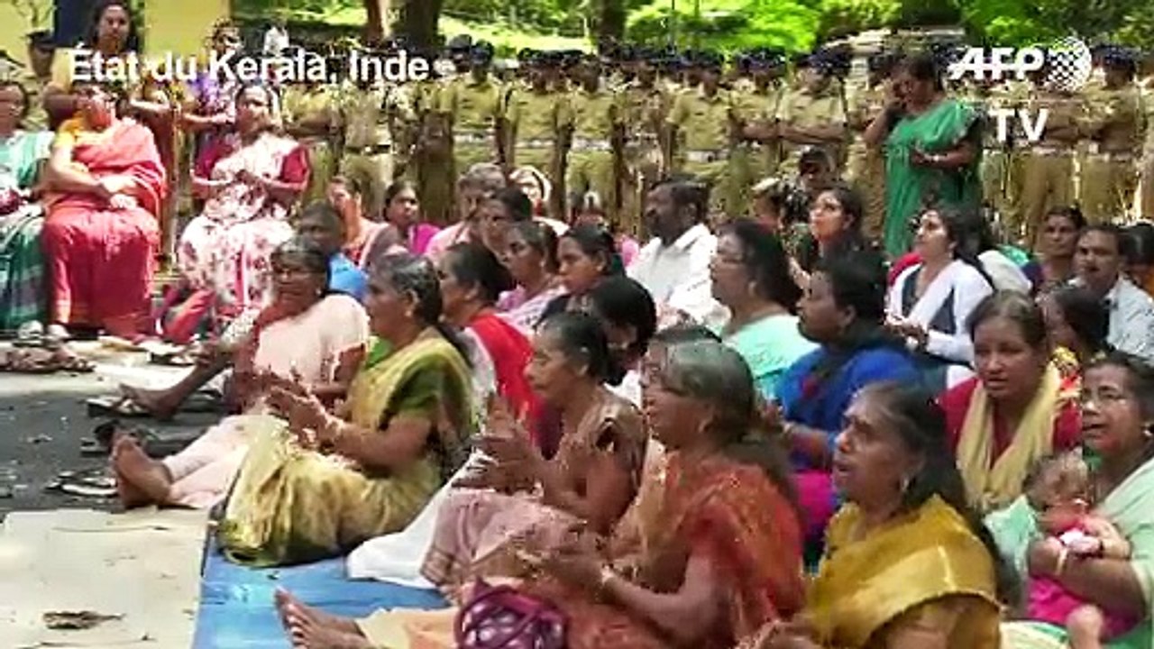 Inde: manifestations après l'ouverture d'un temple aux femmes