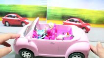 Princess Doll Elsa Anna Car Dress Up Disney Play Doh Toy Surprise Toys