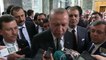 Cumhurbaşkanı Recep Tayyip Erdoğan: ''AİHM'in verdiği kararlar bizi bağlamaz. AİHM bugüne kadar terör örgütüyle ilgili verdiği bir çok karar var, aleyhte. Bunun karşısında yapabileceğimiz bir çok şey var. Biz karşı hamlemizi yapar