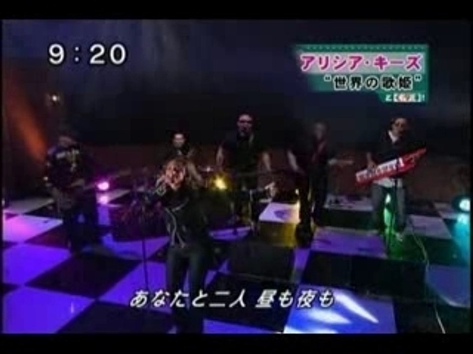 Alicia Keys - No One Live (Live @ Japan Tv)