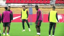 El Sevilla prepara el partido ante el Valladolid sin los internacionales (20/11/2018)