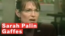 Sarah Palin's Five Biggest Gaffes
