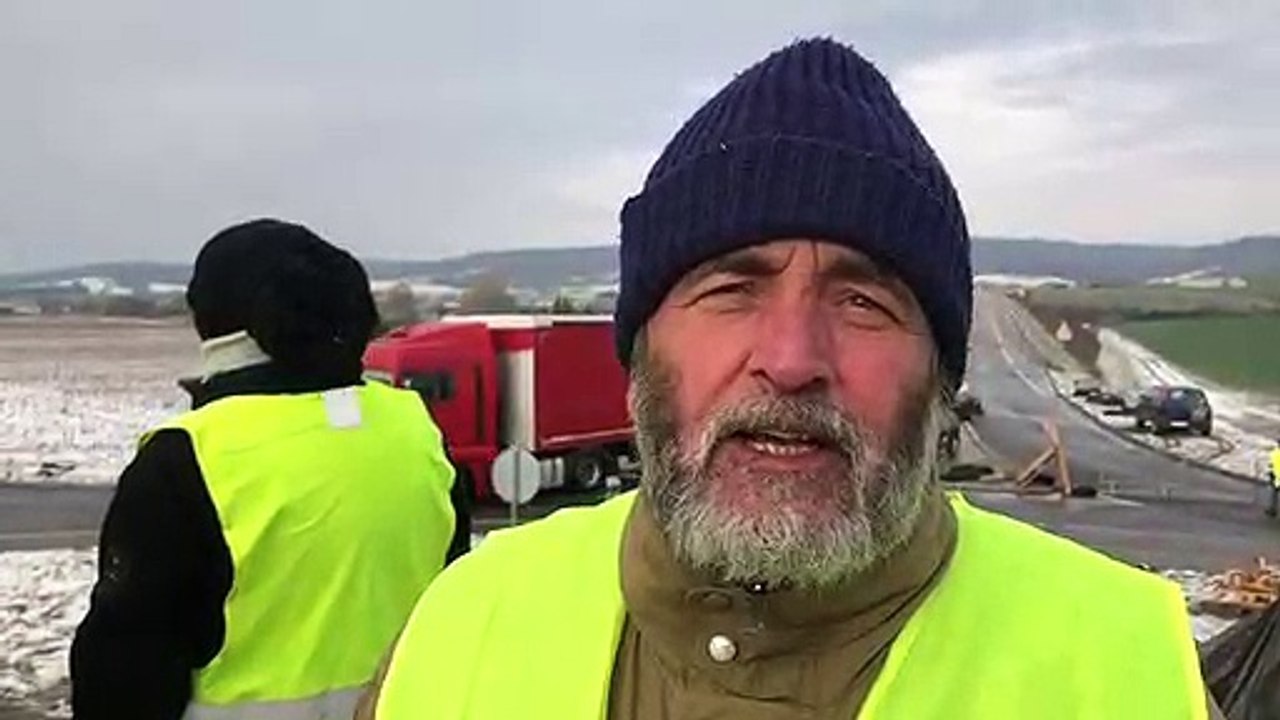 Action des gilets jaunes : "Les camions ne pourront plus entrer dans Bar-le-Duc"