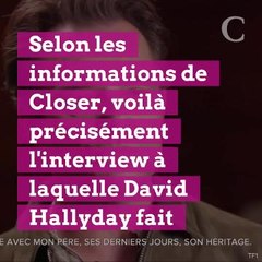 Interview de David Hallyday sur TF1  cette petite phrase très, très lourde de sous-entendus sur les volontés de Johnny