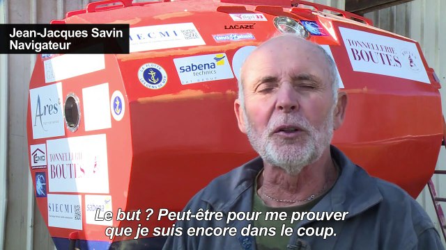 À 71 ans, il va traverser l'Atlantique dans un tonneau
