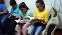 Kısa mesajla uyarılan aileler çocuklarıyla kitap okuyor - GİRESUN