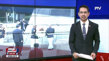 Xi offers wreath at Rizal's Monument