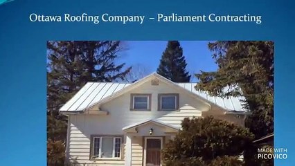 Ottawa Roofing Company - Parliament Contracting