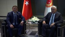 TBMM Başkanı Yıldırım, Kırgızistan Meclis Başkanı Cumabekov ile görüştü - İZMİR
