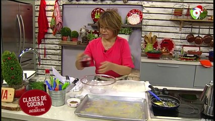 Clases de cocina con Jacqueline,  Salmón Dorado y ensalada de papa con Hierbas  20/11/2018