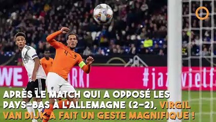 Football : Virgil van Dijk console un arbitre endeuillé !