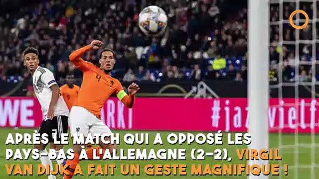 Football : Virgil van Dijk console un arbitre endeuillé !