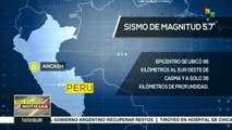 Perú: sismo de magnitud 5.7 sacude la región de Áncash