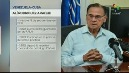 下载视频: Fallece el embajador de Venezuela en Cuba, Alí Rodríguez Araque