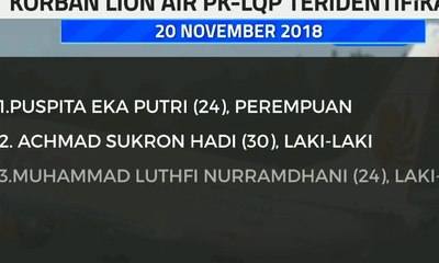 3 Jenazah Korban Lion Air PK-LQP Kembali Teridentifikasi