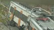 Landslide derails commuter train, killing 1