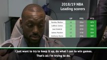 I never thought I'd be this high in the NBA scoring rankings - Walker