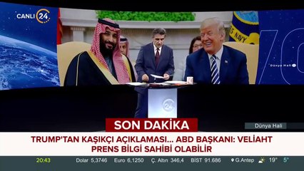Trump'tan Kaşıkçı Açıklaması