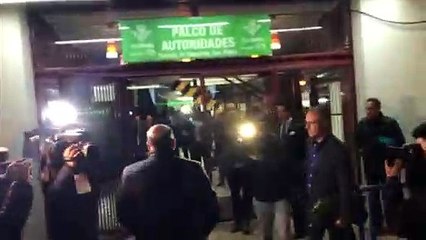 Manolo Castaño Llega a la Junta de Accionistas 2018 del Betis