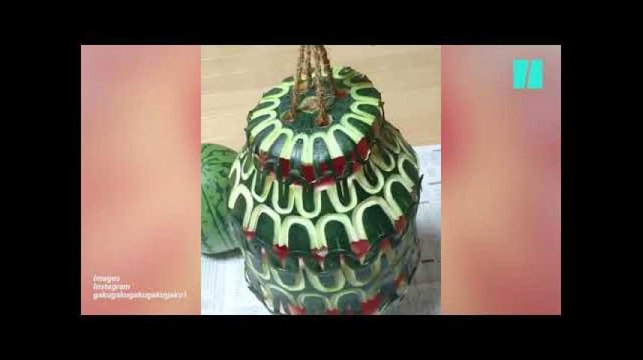 Les sculptures de ce Japonais sont comestibles