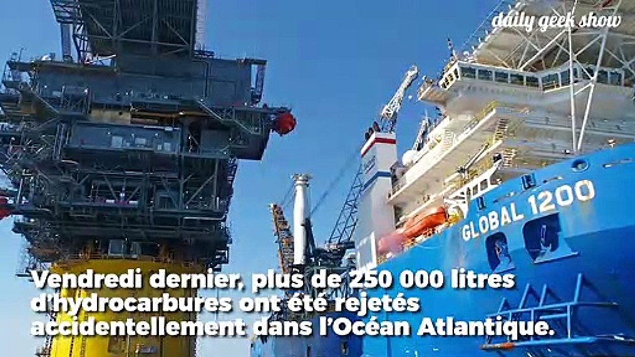 Nouveau scandale environnemental : 250 000 litres de pétrole rejetés dans l’océan par accident