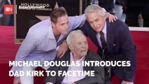 Michael Douglas Teaches Dad Kirk About Facetime