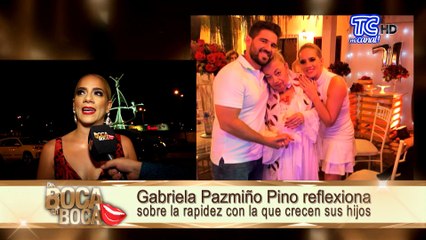 Cuestionaron la fiesta que Gabriela Pazmiño le hizo a su mamá, ella responde a sus detractores